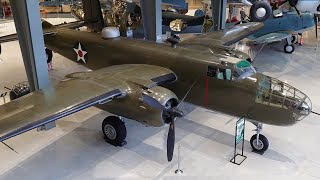 North American B25 Mitchell video walk around [upl. by Enairb]