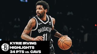 Kyrie Irving Highlights  34 Points vs Cleveland Cavaliers [upl. by Darwin]