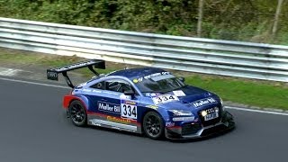 Audi TTRS  VLN Nürburgring Nordschleife 2013 [upl. by Tamiko]