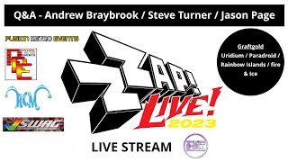 Zzap Live 2023 QampA with Graftgold  Andrew Braybrook  Steve Turner  Jason Page  Live Stream [upl. by Countess]