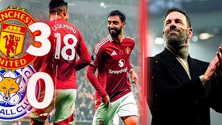 Manchester United VS Leicester ✅ VAN NISTELROOY Finit en BEAUTÉ [upl. by Kenley]