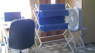 Homemade EvapSwamp Air Cooler  DIY AC air cooler  Low tech Very Effective [upl. by Amerigo]