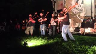 FUTHARK MWM Medieval war music amp Barbarian Pipe Band live to BREAKING THE AGE [upl. by Dart]