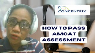 HOW TO PASS THE AMCAT ASSESSMENT CONCENTRIX APPLICATION SAMPLE TEST QUESTIONS [upl. by Metts]