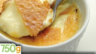 Recette de Crème brûlée à la vanille  750g [upl. by Anitsirhc]