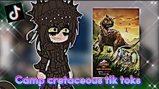 Jurassic worldpark dinosaurs react to 🦖 •JURASSIC WORLD CAMP CRETACEOUS• 🇪🇸🇺🇸🇧🇷 《parte 1》 [upl. by Allx]