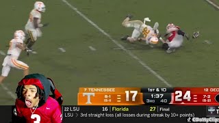 Georgia Fan LIVE Reaction To BIGGEST GAME OF YEAR vs Tennessee reaction [upl. by Cullin193]