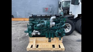 2009 Volvo D16 Diesel Engine test run Model D16F OEM Reman EPA07 JJRebuilders Stock  005858 [upl. by Gaul]