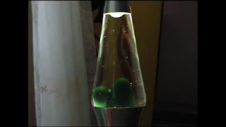 LAVA LAMP time lapse Clear liquid Green Lava 32oz [upl. by Austine]