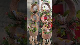 Balcony decor hanging bird house  Diy from waste materials shorts ytshorts reels diy [upl. by Blaseio162]