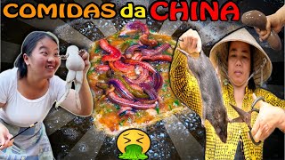 🔴 As Mais Nojentas Comidas da China Pior que as Comidas Indianas Comidas Asiáticas [upl. by Ymar803]