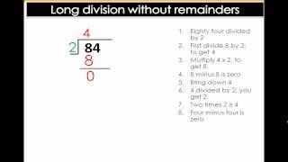 Long Division with No Remainders  Easy Math Division Lesson 5th amp 6th Grade Math [upl. by Trixi]