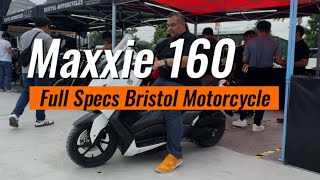 Maxxie 160 Full Specs And Price Upcoming Scooter from Bristol Motorcycle [upl. by Yatnod]