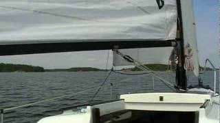 Sailing Hurley 18 in Sweden [upl. by Nnyluqcaj]