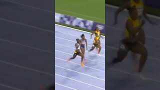 100m run women🥵💕😱trending sports olympicsport trackandfield running olympics [upl. by Takeshi]