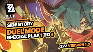 Lighter Agent Side Story I DUEL MODE Special Play 1 to 4 Gameplay  Zenless Zone Zero 13 [upl. by Suh290]