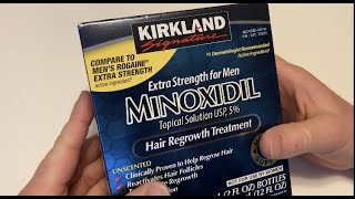 Kirkland Minoxidil 5 Extra Strength Hair Loss Regrowth Treatment [upl. by Reel]