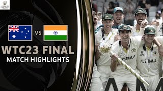 Australia v India  WTC23 Final  Match Highlights [upl. by Cudlip]