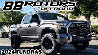 2024 TOYOTA TUNDRA FITTING 37” TIRES WITH KING SUSPENSION AND HORN CHOP [upl. by Halford]