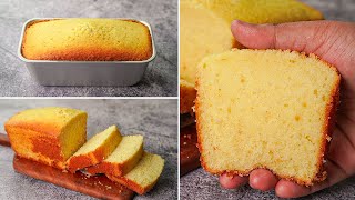 Basic Plain amp Soft Vanilla Sponge Cake Recipe Without Oven  Yummy [upl. by Ahseya121]