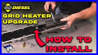 Prevent Engine Failure On Your 67 Cummins  Install BD Diesels Grid Heater Upgrade Kit howto [upl. by Laehcor]