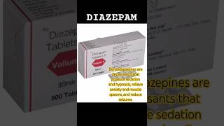 Structure of Diazepam benzodiazepines diazepam pharmacy shortvideo youtubeshorts shorts meds [upl. by Andonis]