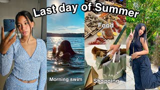 The Last Day of Summer  اخر نهار فالصيف☀️ 🏊‍♀️ 🍱 🛍️ [upl. by Anoyi]