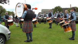 Cullybackey Pipe Band Drum Corps  North Down Championships Bangor 2012 [upl. by Cianca]