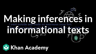 Making inferences in informational texts  Reading  Khan Academy [upl. by Calbert542]