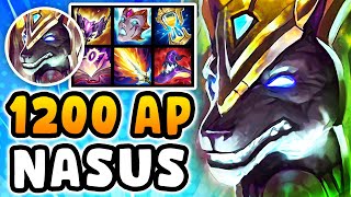 1200 AP Nasus Jungle melts your entire team by just walking into them [upl. by Nmutua]