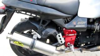 Moto Guzzi V11 Roads ExhaustMOV [upl. by Yltnerb]