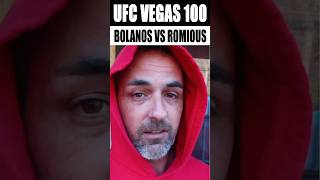 Gaston Bolanos vs Cortavious Romious PREDICTION UFC [upl. by Sibylla]