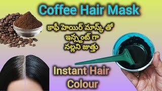 Natural Hair Dye With KalonjiampCoffee Powderకాఫీపొడితో తెల్లజుత్తుకి బై బై Natural ArunasMagazine [upl. by Nedmac927]