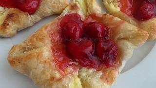 How to Make Panera Bread Cherry Cheese Danish [upl. by Sewel]