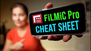 Filmic Pro Settings Cheat Sheet for Beginners  Save these presets [upl. by Aehcim226]