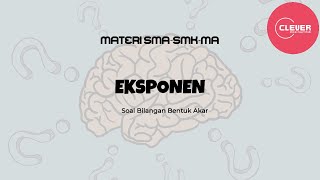 MATERI EKSPONEN  Soal Bilangan Bentuk Akar [upl. by Tiraj]