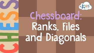 Learn to Play Chess  Chessboard RanksFiles and Diagonals  Kids Academy [upl. by Lukin261]