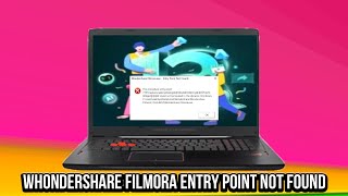 Cara mengatasi error wondershare filmora 13 entry point not found [upl. by Lectra]