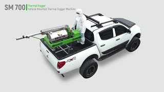 Vehicle Mounted Thermal Fogger Machine  SM700 [upl. by Hyde]