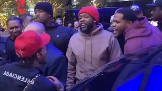 Gervonta Davis CONFRONTATION with Devin Haney 101 Tank CATCHES Devin OutSide amp it’s gets HEATED [upl. by Aicatan]