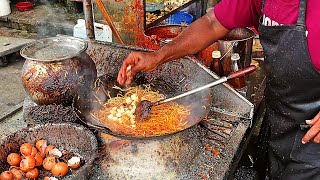 This 50 Year FAMOUS Stall in PENANG Sells the BEST Mee Goreng in Malaysia  Hameed Pata Mee  街头小吃 [upl. by Sorips]