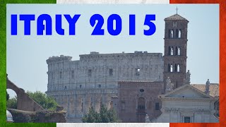 Holiday Video Italy 2015  Rome amp Riccione [upl. by Lleruj]