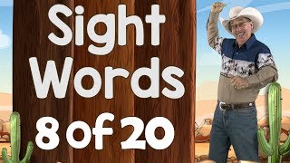 Sight Words  Ready to Read Sight Words  List 8  Jack Hartmann [upl. by Ayeka]