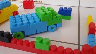 Caminhão de brinquedo como fazer pequenos caminhões com blocos de montar [upl. by Bandeen]