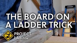 The board on a ladder trick Is it safe [upl. by Boyd770]