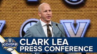 Clark Lea full press conference at 2023 SEC Media Days [upl. by Akehsyt660]