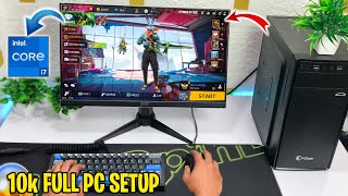 i7 3rd Gen low budget Ultimate Gaming PC build 16gb ram 256gb ssd Under 10k Free Free Gaming Test 🔥 [upl. by Amalee941]