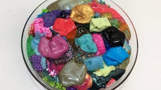 MIXING ALL MY SLIMES SLIMESMOOTHIE SATISFYING SLIME  9 [upl. by Mohun]