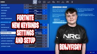 Benjyfishy Updated Fortnite Settings keybinds New Sensitivity and Setup [upl. by Llenahs236]