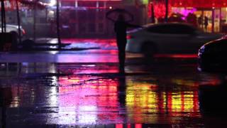 Rainy Day Rain Night Summer Colorful Reflection 2 No Copyright Video [upl. by Ailekahs]